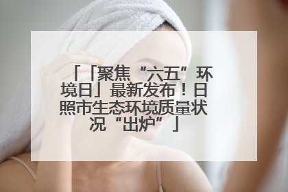 「聚焦“六五”环境日」最新发布！日照市生态环境质量状况“出炉”