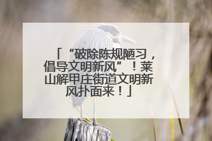 “破除陈规陋习，倡导文明新风”！莱山解甲庄街道文明新风扑面来！