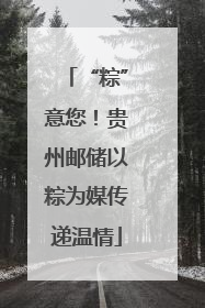 “粽”意您！贵州邮储以粽为媒传递温情