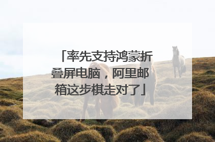 率先支持鸿蒙折叠屏电脑，阿里邮箱这步棋走对了