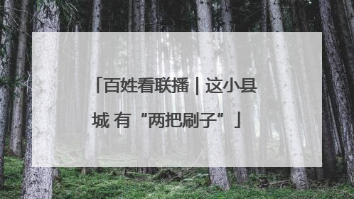 百姓看联播｜这小县城 有“两把刷子”