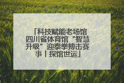 科技赋能老场馆 四川省体育馆“智慧升级”迎泰拳搏击赛事丨探馆世运