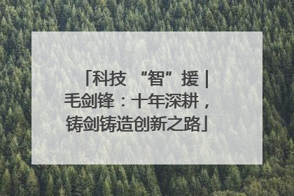 科技 “智”援｜毛剑锋：十年深耕，铸剑铸造创新之路