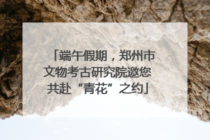 端午假期，郑州市文物考古研究院邀您共赴“青花”之约
