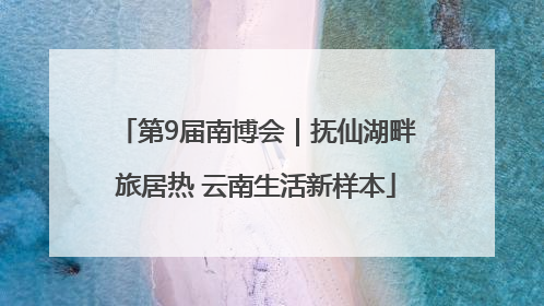 第9届南博会｜抚仙湖畔旅居热 云南生活新样本