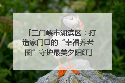 三门峡市湖滨区：打造家门口的“幸福养老圈”守护最美夕阳红