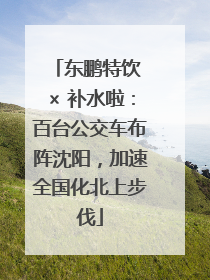 东鹏特饮 × 补水啦：百台公交车布阵沈阳，加速全国化北上步伐