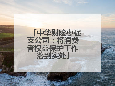 中华财险枣强支公司：将消费者权益保护工作落到实处