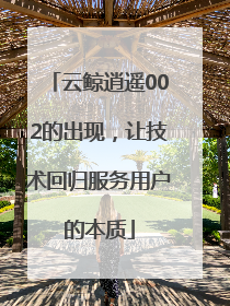 云鲸逍遥002的出现，让技术回归服务用户的本质