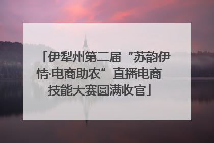 伊犁州第二届“苏韵伊情·电商助农”直播电商技能大赛圆满收官