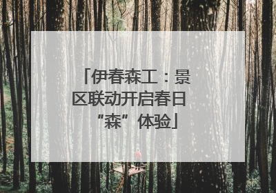 伊春森工：景区联动开启春日“森”体验