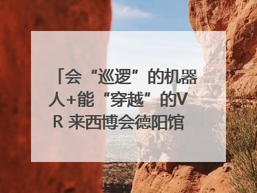 会“巡逻”的机器人+能“穿越”的VR 来西博会德阳馆感受古蜀文明与现代智造的时空对话｜西博视界