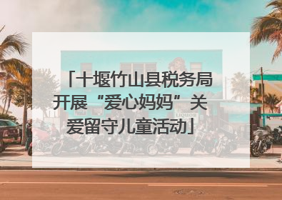 十堰竹山县税务局开展“爱心妈妈”关爱留守儿童活动