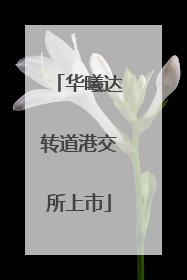 华曦达转道港交所上市