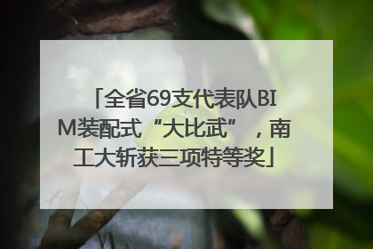 全省69支代表队BIM装配式“大比武”，南工大斩获三项特等奖