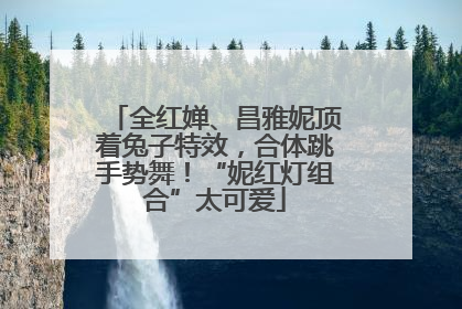 全红婵、昌雅妮顶着兔子特效，合体跳手势舞！“妮红灯组合”太可爱