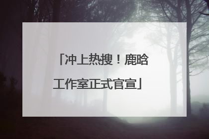 冲上热搜！鹿晗工作室正式官宣