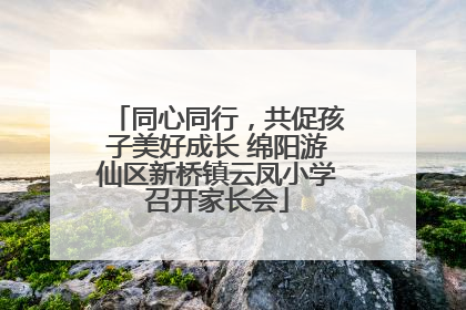 同心同行，共促孩子美好成长 绵阳游仙区新桥镇云凤小学召开家长会