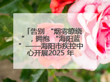告别 “烟雾缭绕”，拥抱 “海阳蓝”——海阳市疾控中心开展2025 年无烟宣传“海阳特色”实践记录