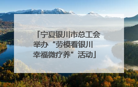 宁夏银川市总工会举办“劳模看银川 幸福微疗养”活动