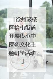 徐州鼓楼区拾屯街道开展传承中医药文化主题研学活动
