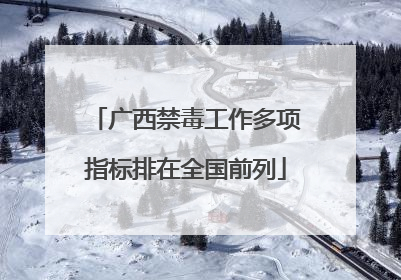 广西禁毒工作多项指标排在全国前列