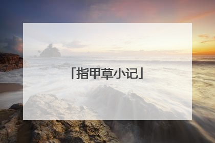 指甲草小记