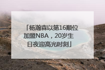 杨瀚森以第16顺位加盟NBA，20岁生日夜迎高光时刻