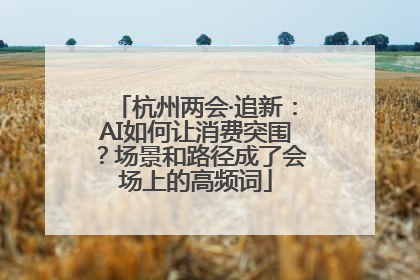 杭州两会·追新：AI如何让消费突围？场景和路径成了会场上的高频词