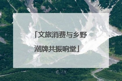 文旅消费与乡野潮牌共振响堂