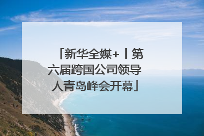 新华全媒+丨第六届跨国公司领导人青岛峰会开幕