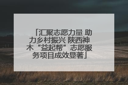 汇聚志愿力量 助力乡村振兴 陕西神木“益起帮”志愿服务项目成效显著