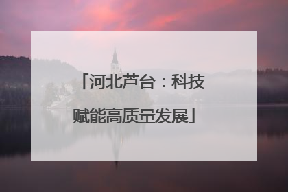 河北芦台：科技赋能高质量发展