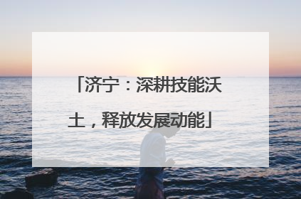 济宁：深耕技能沃土，释放发展动能