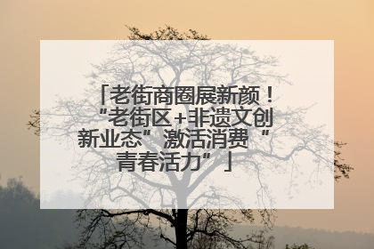 老街商圈展新颜！“老街区+非遗文创新业态”激活消费“青春活力”