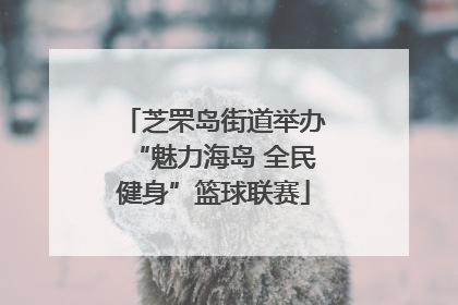 芝罘岛街道举办“魅力海岛 全民健身”篮球联赛