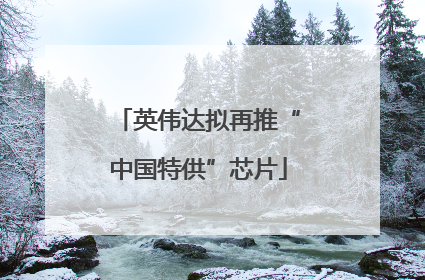 英伟达拟再推“中国特供”芯片