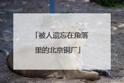 被人遗忘在角落里的北京铜厂