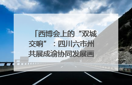 西博会上的“双城交响”：四川六市州共展成渝协同发展画卷｜西博视界