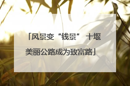 风景变“钱景” 十堰美丽公路成为致富路