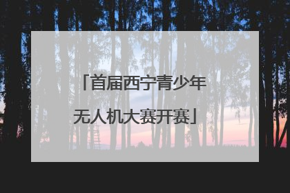 首届西宁青少年无人机大赛开赛