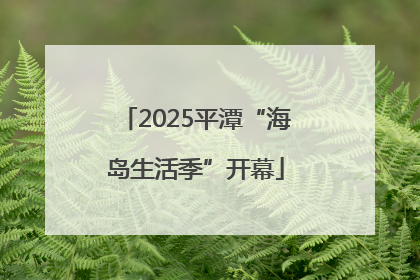 2025平潭“海岛生活季”开幕