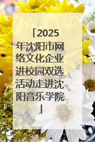 2025年沈阳市网络文化企业进校园双选活动走进沈阳音乐学院