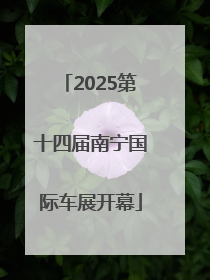 2025第十四届南宁国际车展开幕