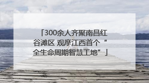 300余人齐聚南昌红谷滩区 观摩江西首个“全生命周期智慧工地”