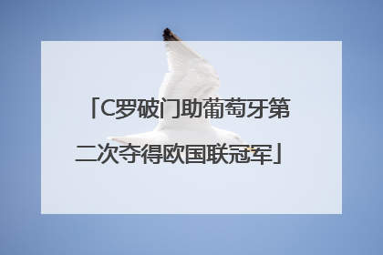 C罗破门助葡萄牙第二次夺得欧国联冠军
