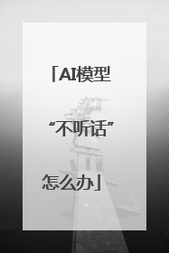 AI模型“不听话”怎么办